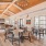 Clubhouse with seating and glass garage door